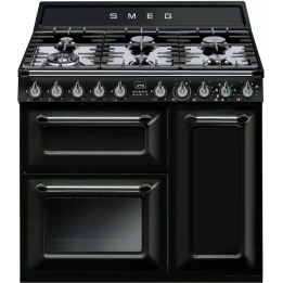 Smeg fornuis TR 93 BL Victoria 6 branders 3 ovens | Nimestore