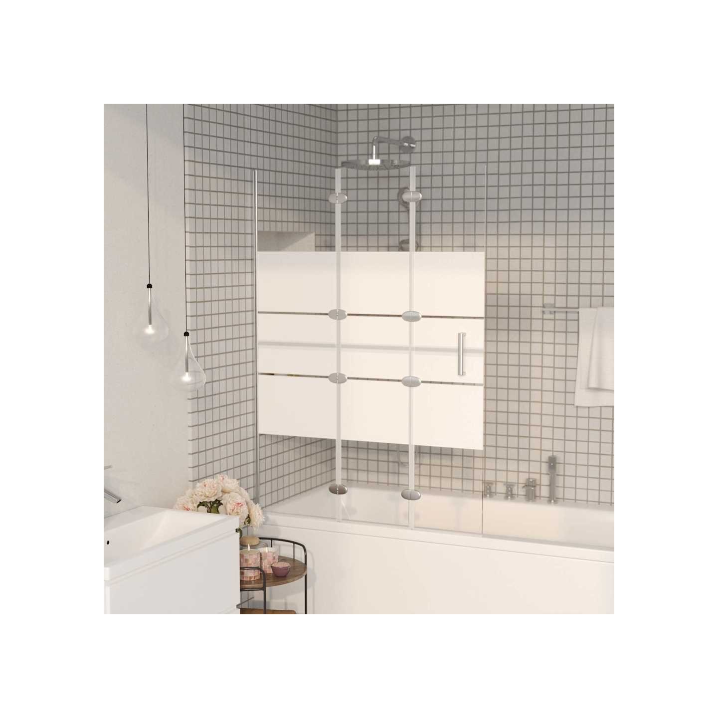 Cabine de douche pliable ESG 100x140 cm Blanc