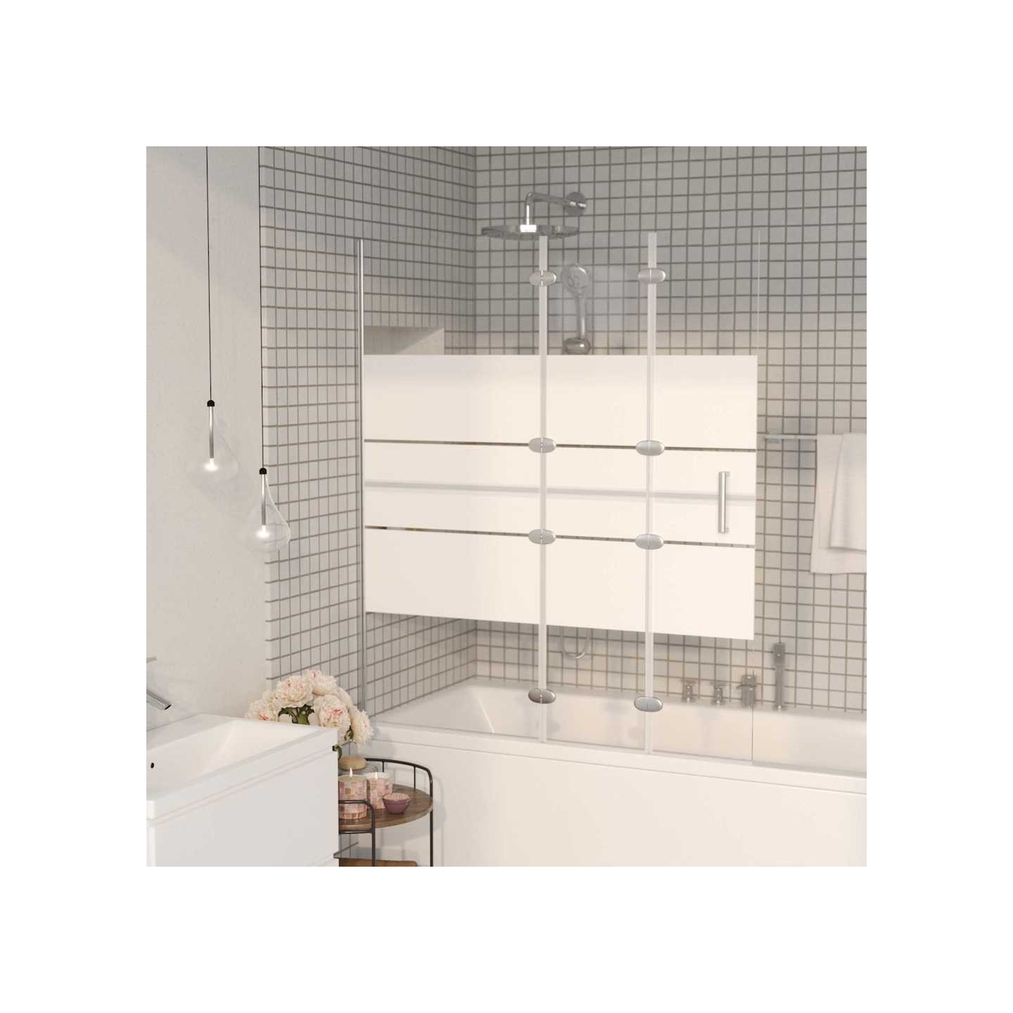 Cabine de douche pliable ESG 120x140 cm Blanc