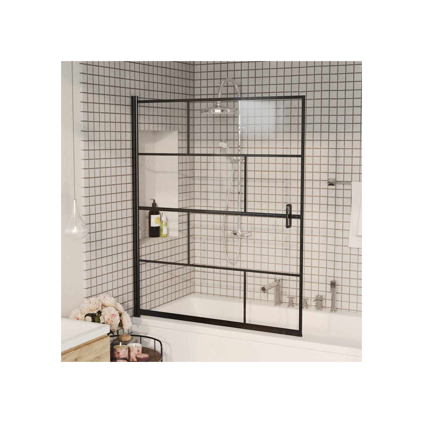 Cabine de douche ESG 116x140 cm Noir