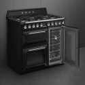 Piano de cuisson Smeg TR 93 BL Victoria 6 feux 3 fours | Nimestore