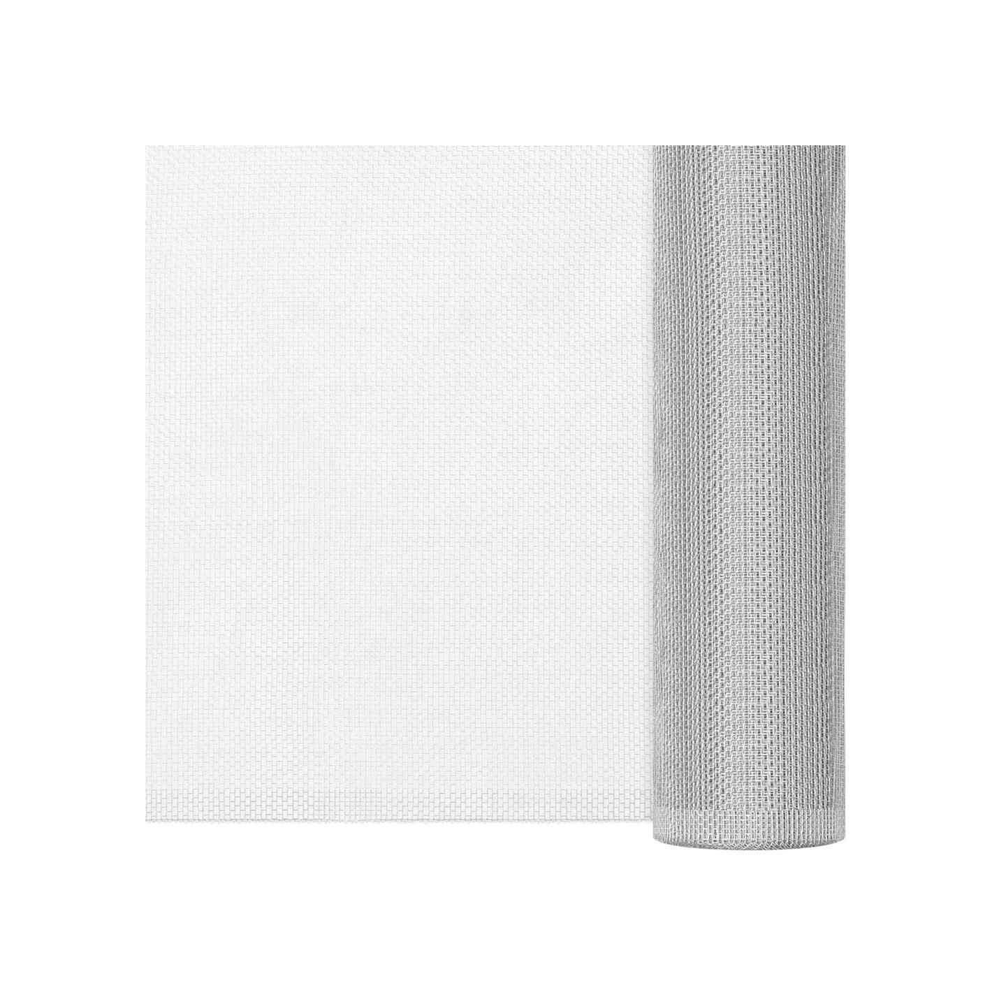 Écran en treillis Aluminium 112X500 cm Argenté