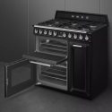Piano de cuisson Smeg TR 93 BL Victoria 6 feux 3 fours | Nimestore