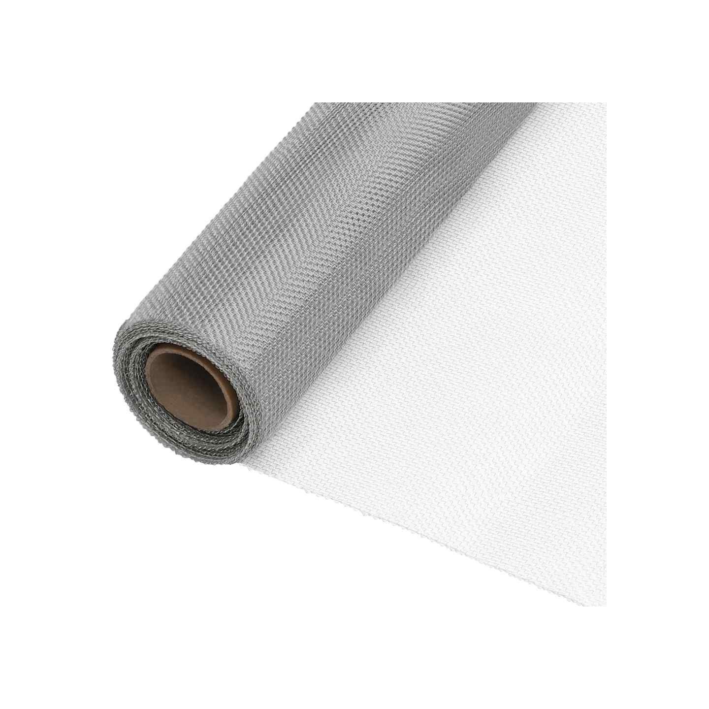 Écran en treillis Acier inoxydable 112x2000 cm Argenté