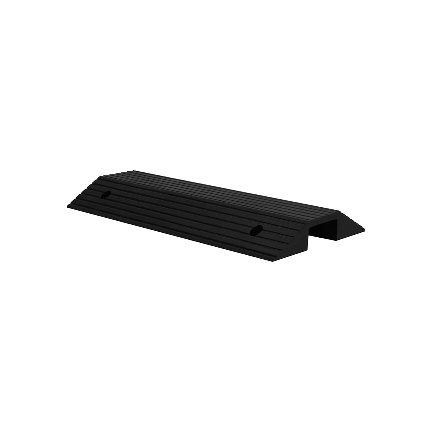 Rampe de seuil de pont 80x40x8 cm Caoutchouc
