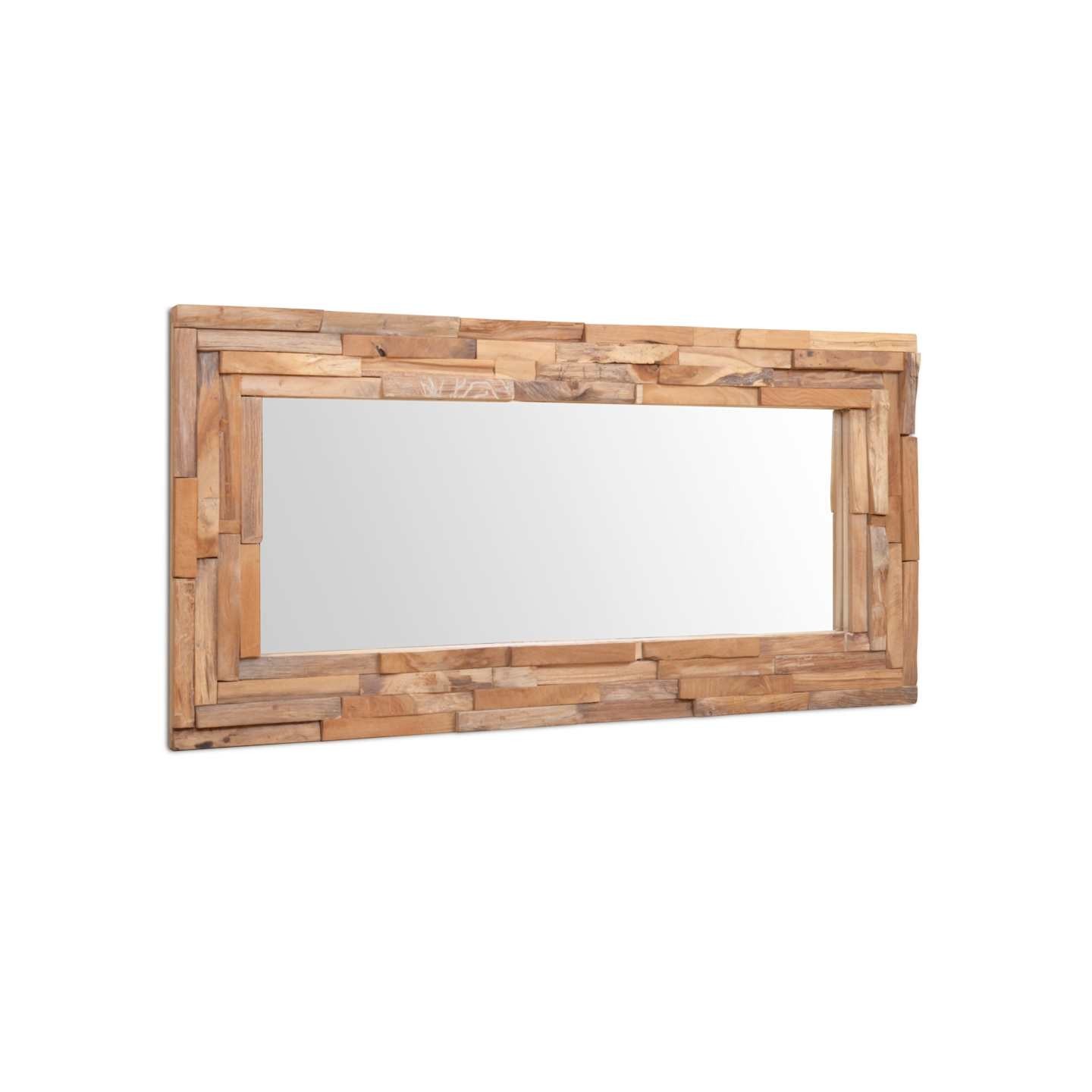 Miroir décoratif Teck 120x60 cm Rectangulaire