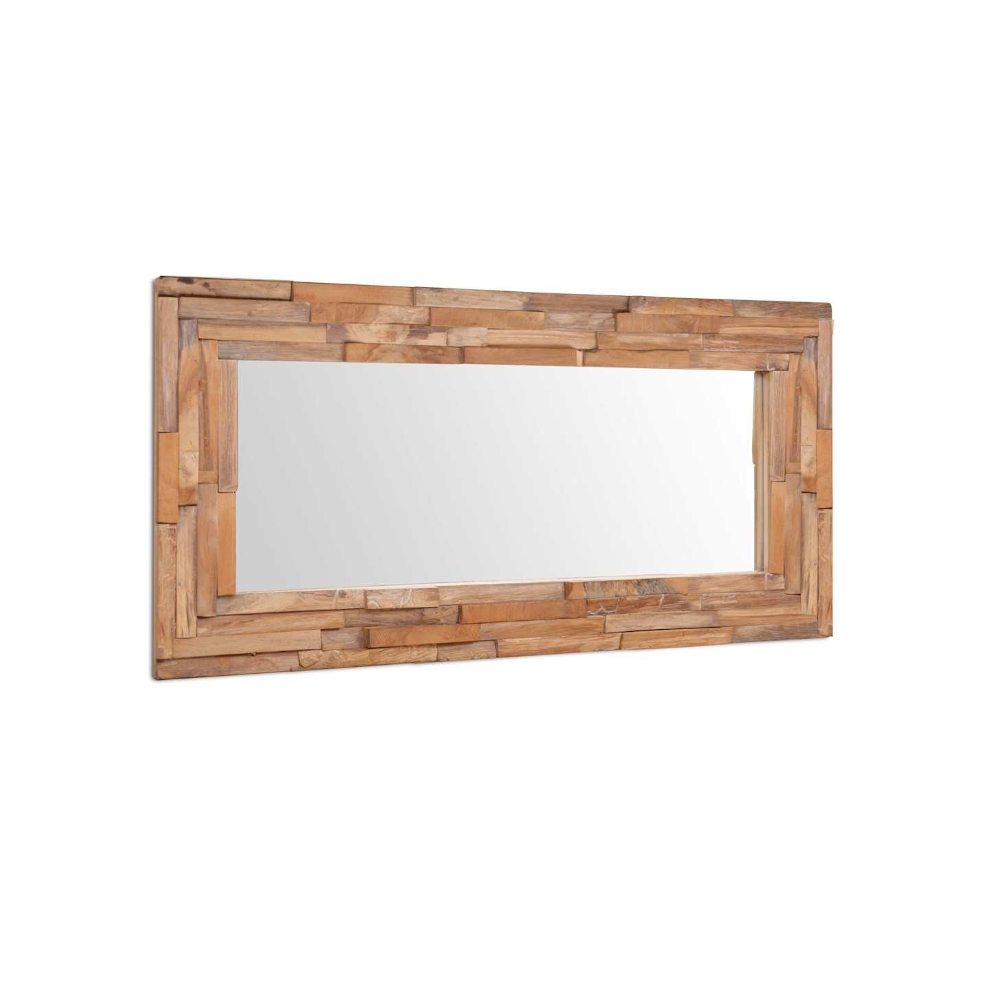 Miroir décoratif Teck 120x60 cm Rectangulaire