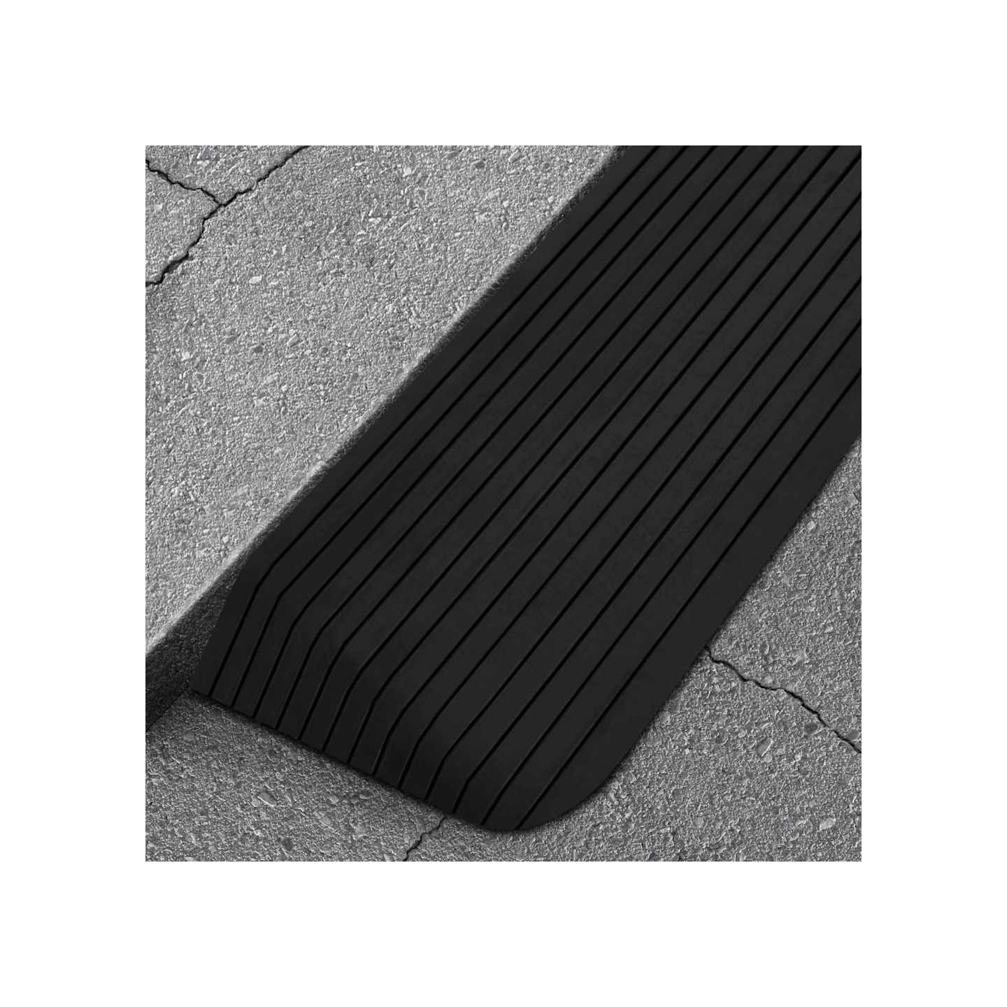 Rampes de seuil 2 pcs 110x41x5 cm Caoutchouc