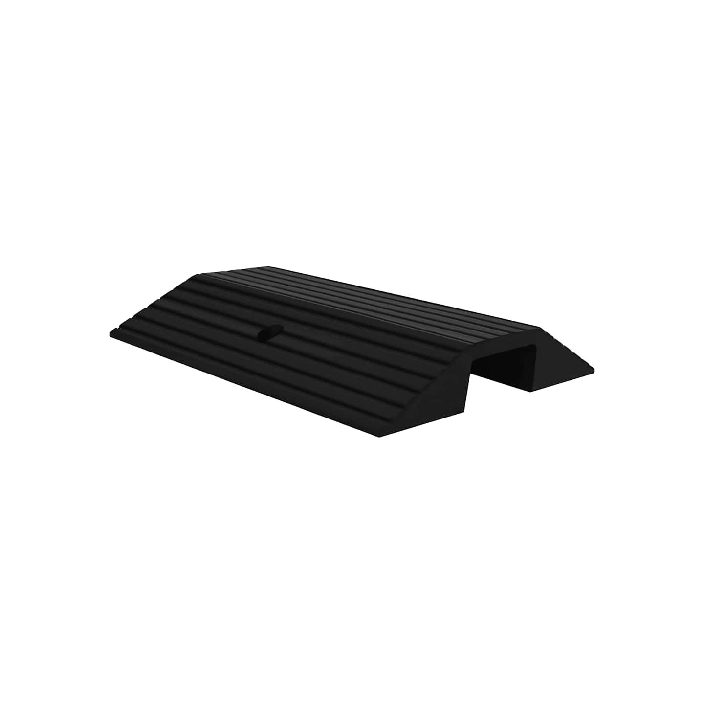 Rampe de seuil de pont 49x40x8 cm Caoutchouc