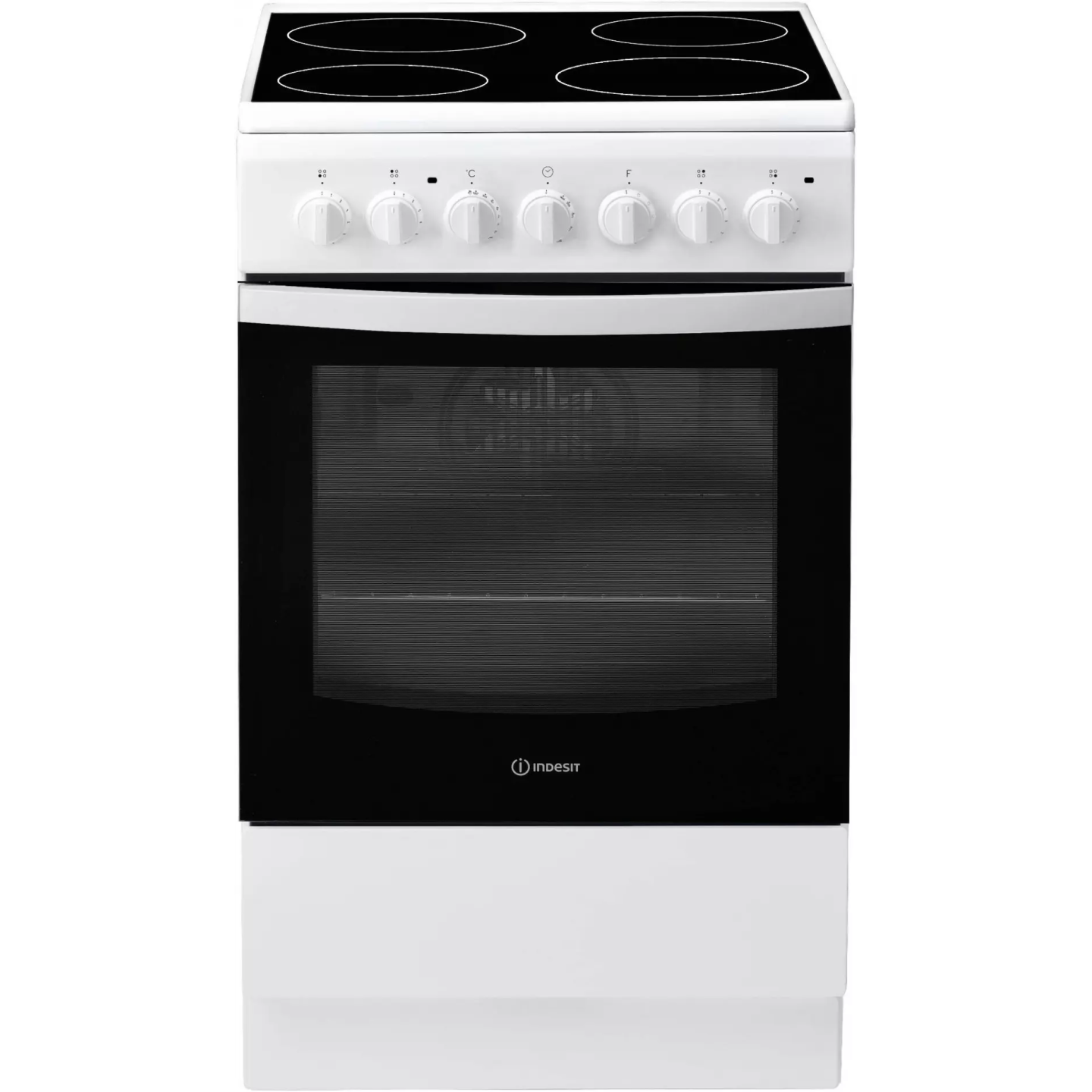 Cuisinière vitrocéramique Indesit IS5V5PCWFR four 60 L | Nimestore