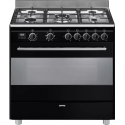 Piano de cuisson Smeg BG91N2 noir 5 feux four 115 L | Nimestore