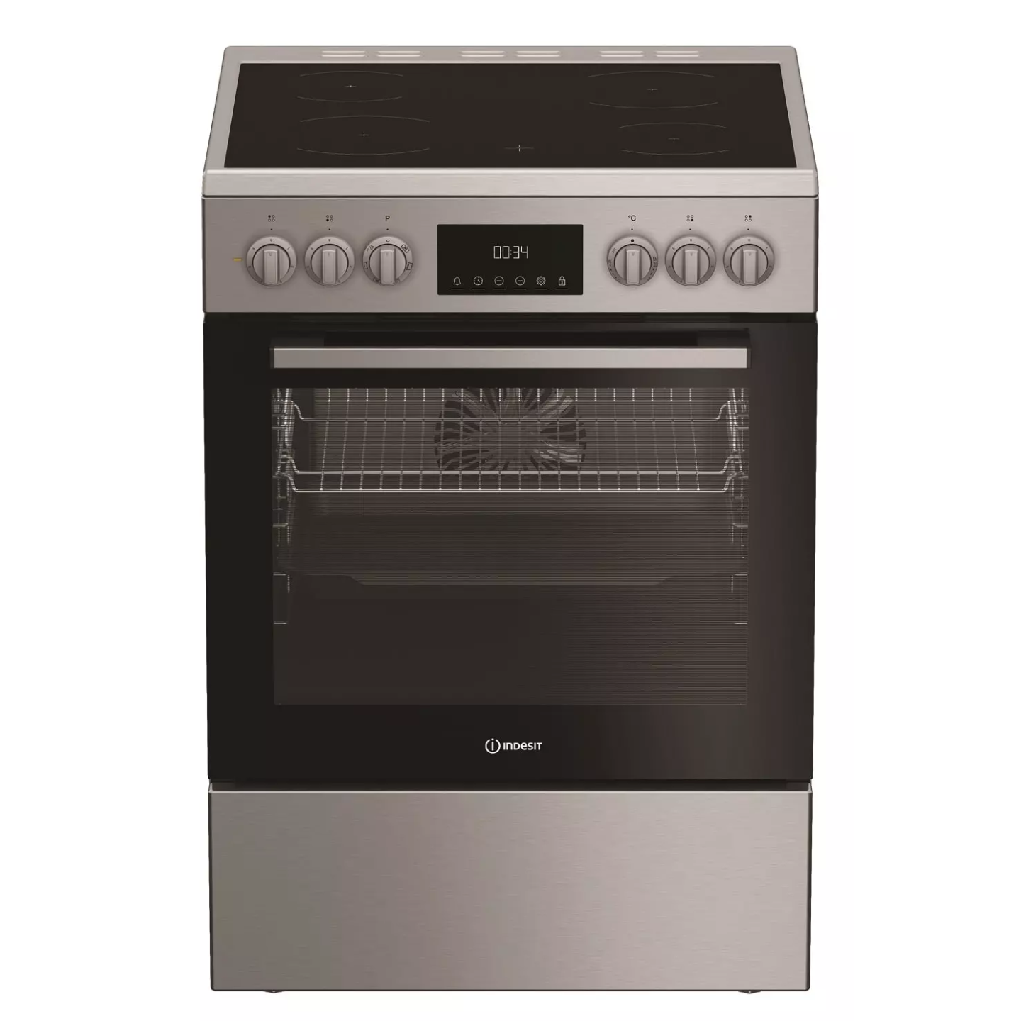 Cuisinière vitrocéramique Indesit I6V5LCX four 72 L | Nimestore