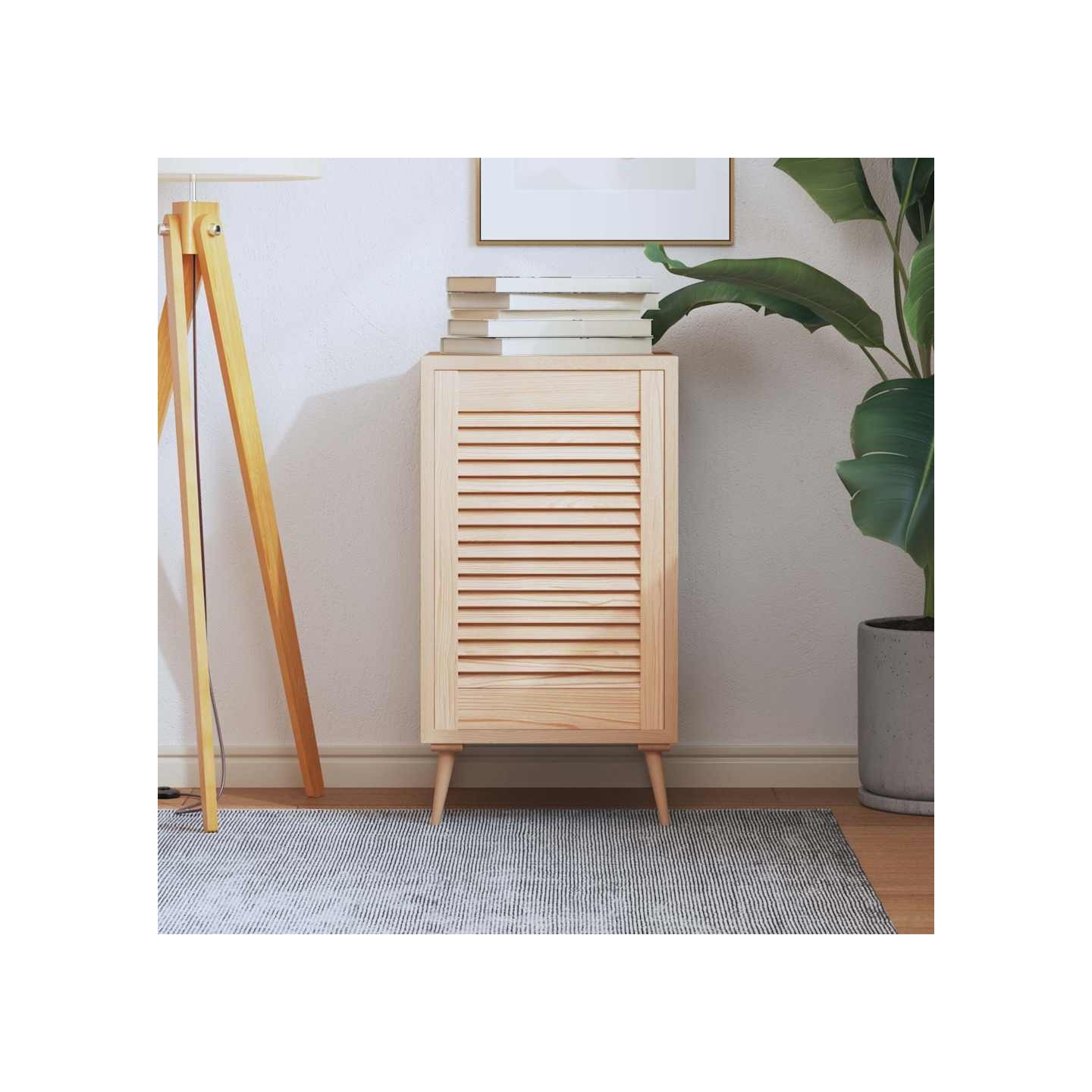 Porte d'armoire à persiennes 61,5x39,4 cm bois de pin massif