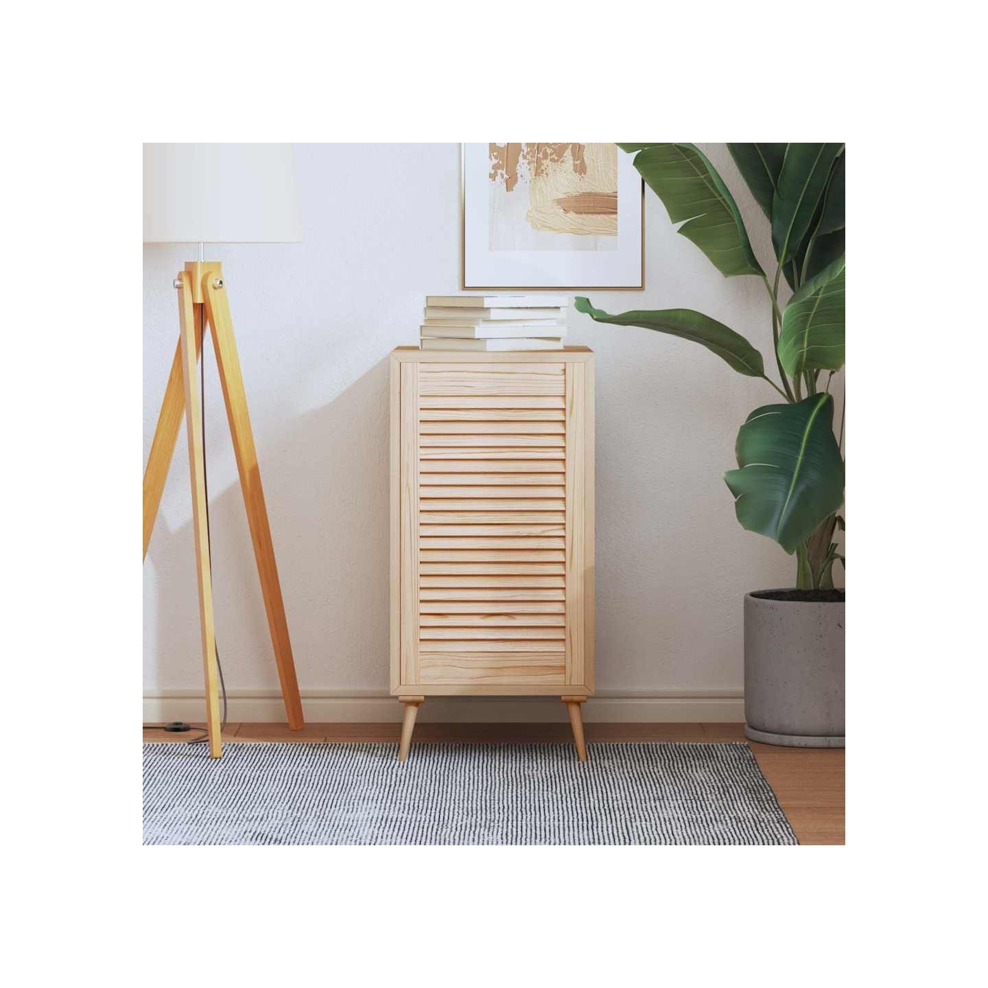 Porte d'armoire à persiennes 69x39,4 cm bois de pin massif