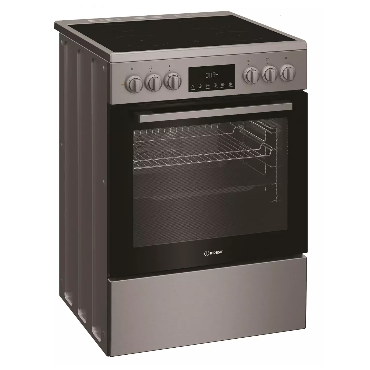 Cuisinière vitrocéramique Indesit I6V5LCX four 72 L | Nimestore