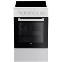 Cuisinière vitrocéramique Beko FSS 57100 GW four 60 L | Nimestore