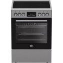 Cuisinière vitrocéramique Beko FBE67310GX inox 66 L | Nimestore
