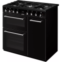 Piano de cuisson Smeg CX93GMBL noir 5 feux 3 fours | Nimestore