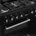 Piano de cuisson Smeg CX93GMBL noir 5 feux 3 fours | Nimestore