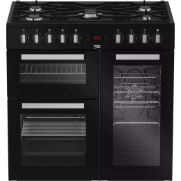 Beko fornuis PS235315DB zwart 5 branders 3 ovens | Nimestore