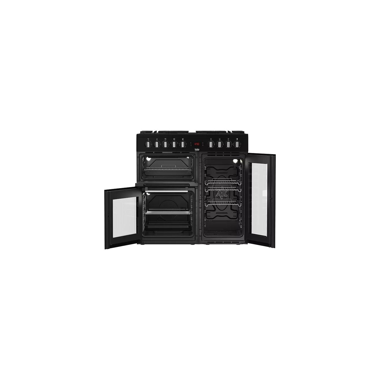 Piano de cuisson Beko PS235315DB noir 5 feux 3 fours | Nimestore
