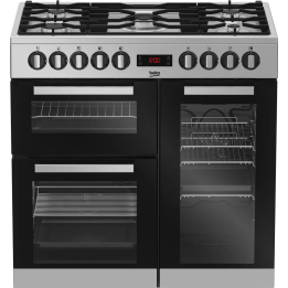 Beko fornuis PS235315DX inox 5 branders 3 ovens | Nimestore
