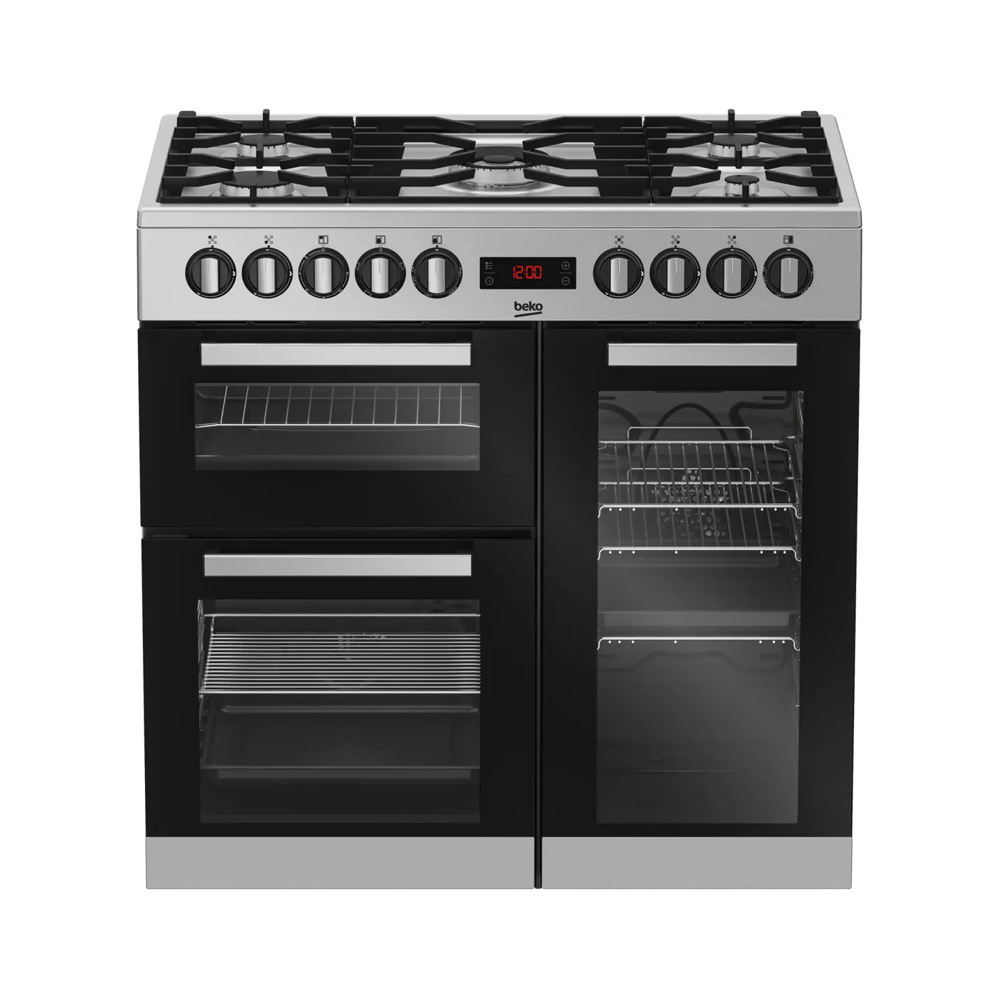 Piano de cuisson Beko PS235315DX inox 5 feux 3 fours | Nimestore