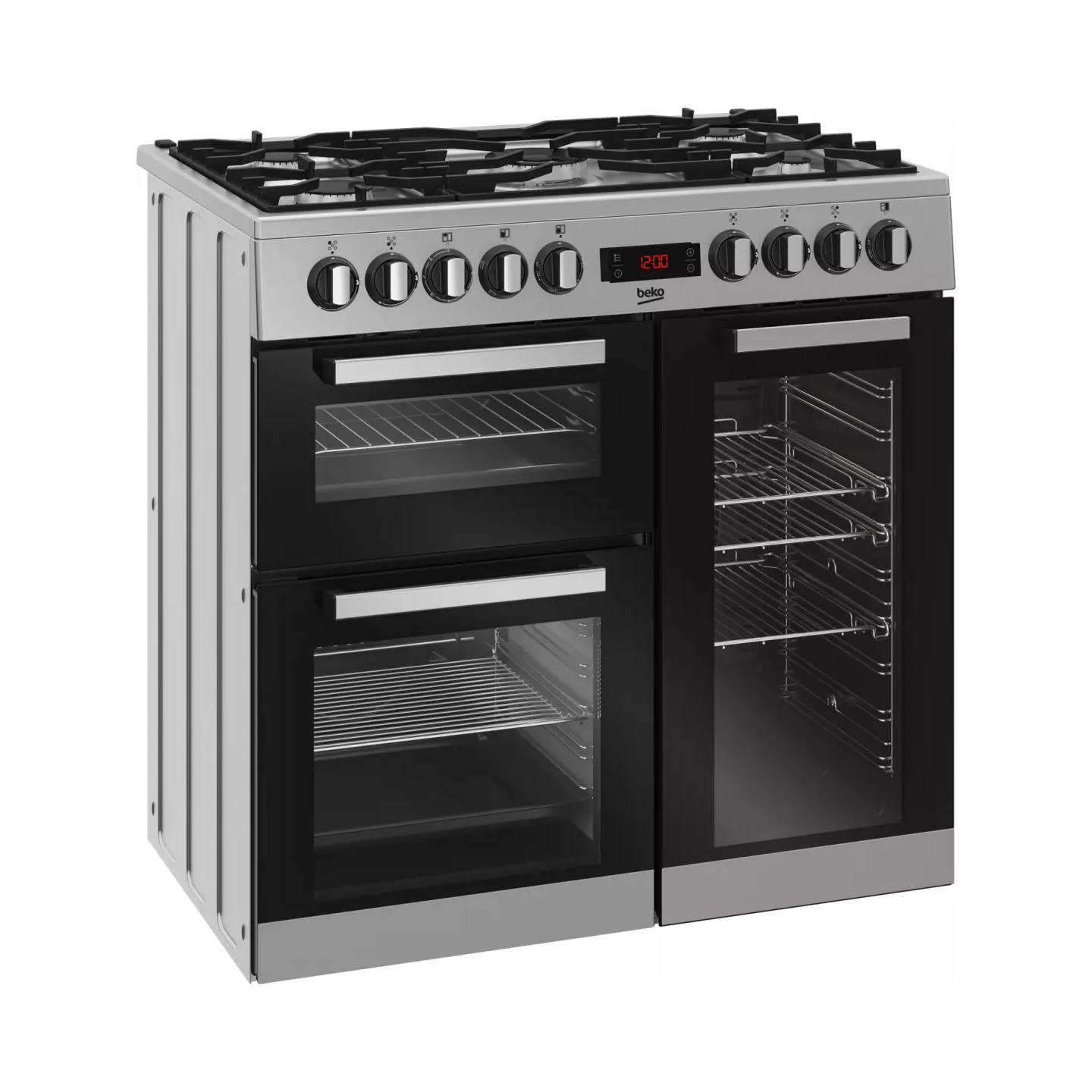 Piano de cuisson Beko PS235315DX inox 5 feux 3 fours | Nimestore