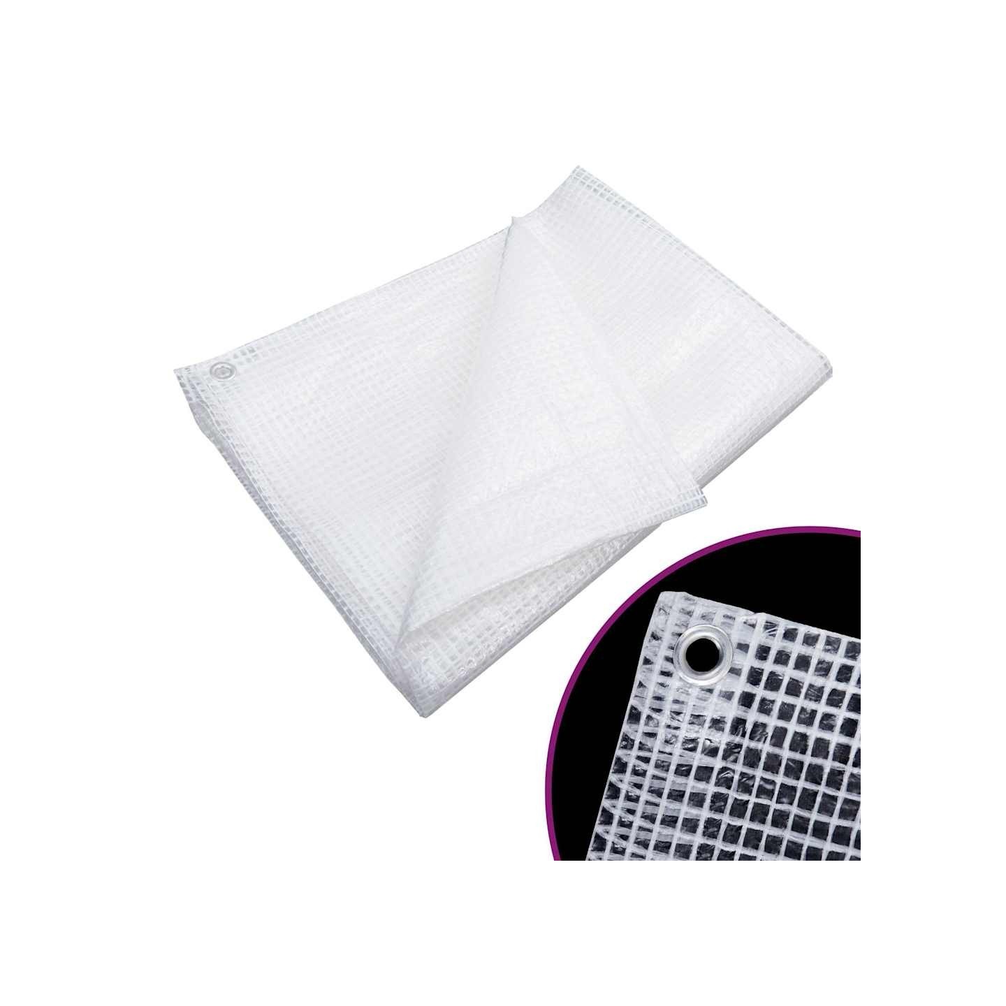 Bâche de gaze 140 g/m² 3x6 m Blanc