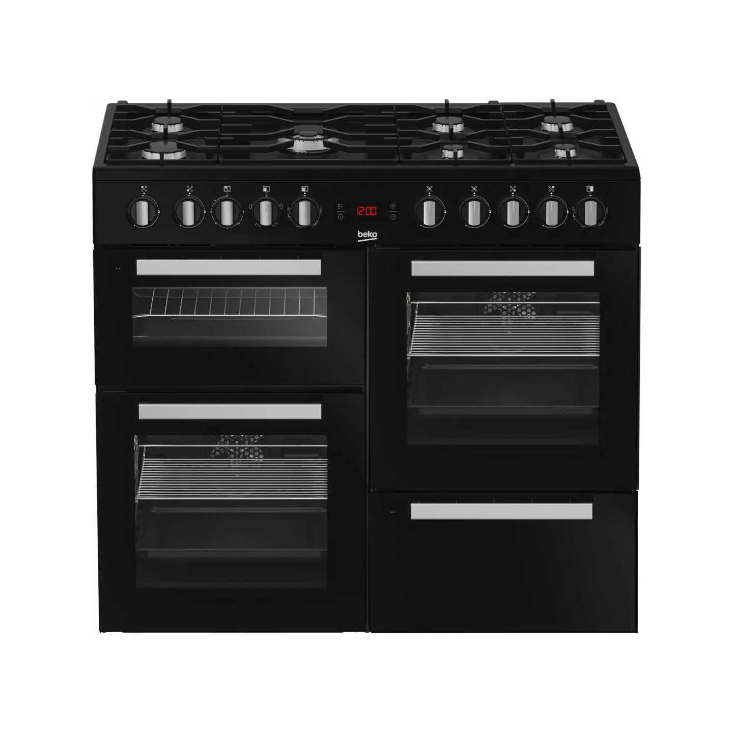 Piano de cuisson Beko PF335325DB 100 cm 7 feux 3 fours | Nimestore