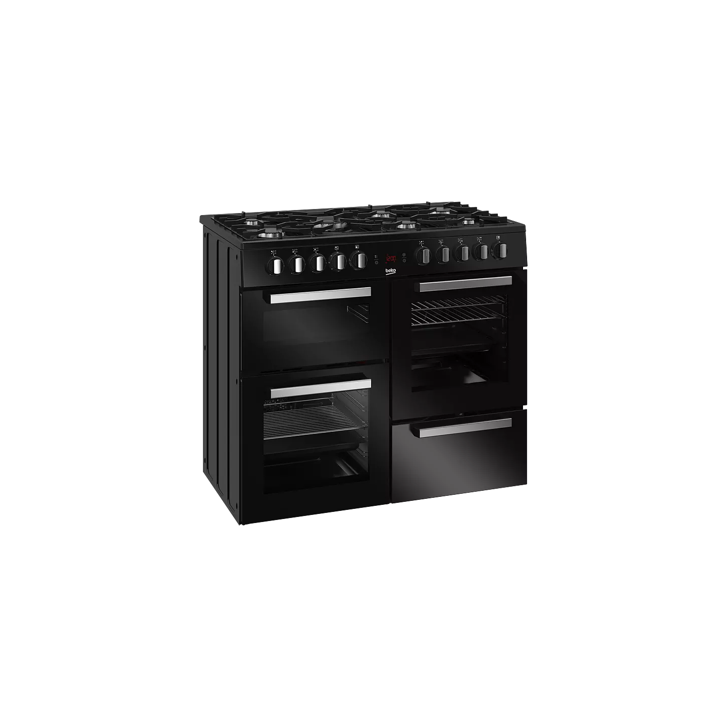 Piano de cuisson Beko PF335325DB 100 cm 7 feux 3 fours | Nimestore