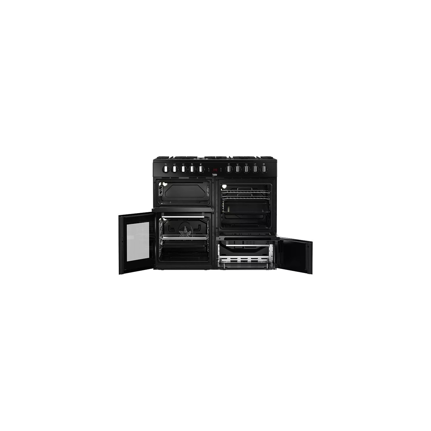 Piano de cuisson Beko PF335325DB 100 cm 7 feux 3 fours | Nimestore