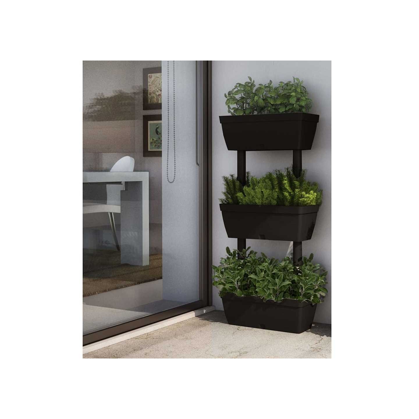Jardinières 6 pcs 100 cm Anthracite