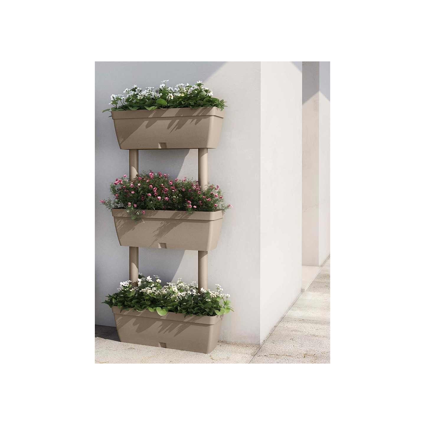 Jardinières 6 pcs 100 cm Taupe