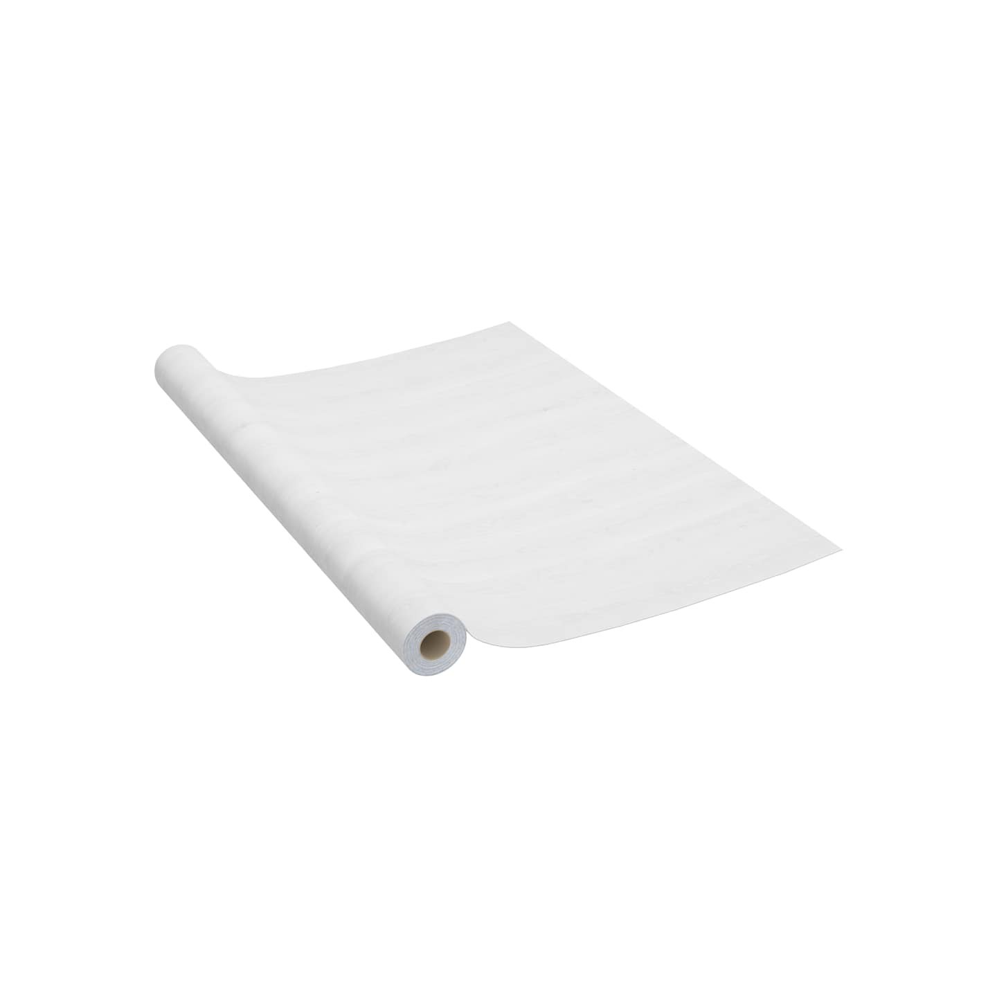 Film autoadhésif pour meubles Bois blanc 500x90 cm PVC