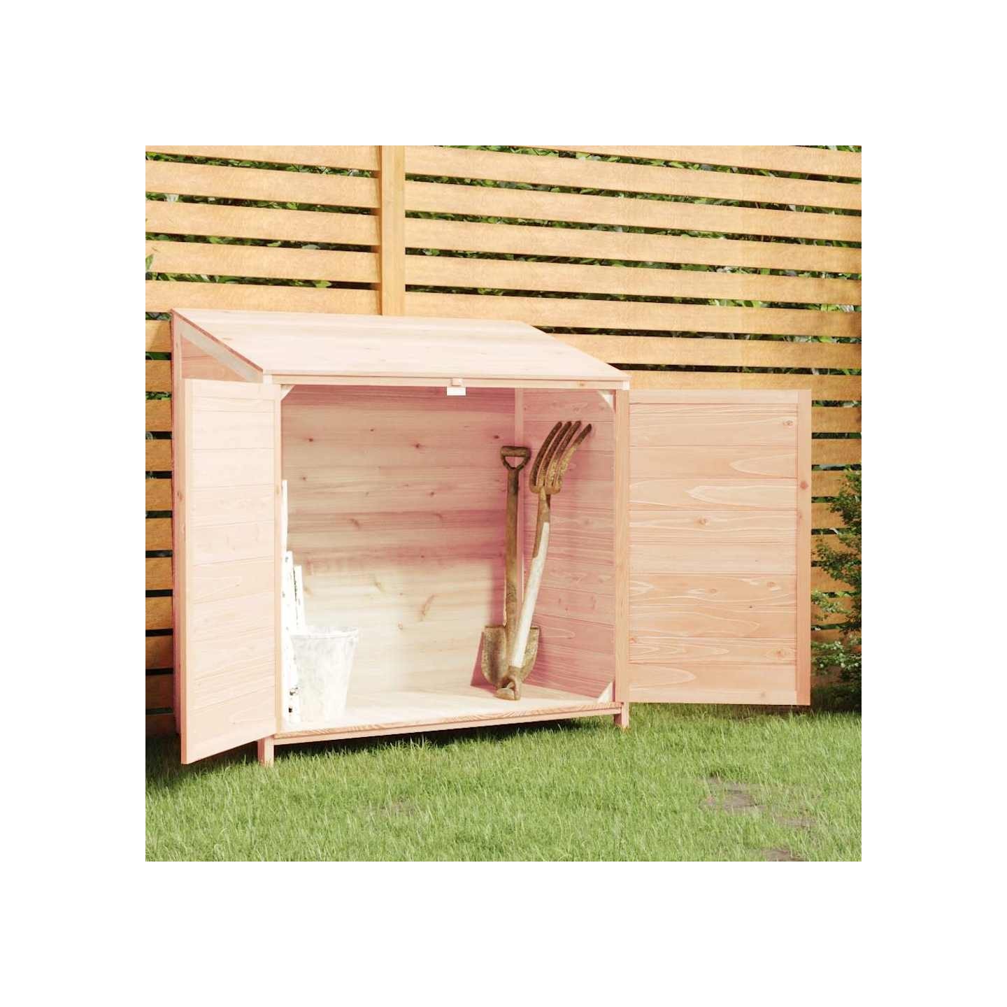 Remise de jardin 102x52x112 cm Bois de sapin solide