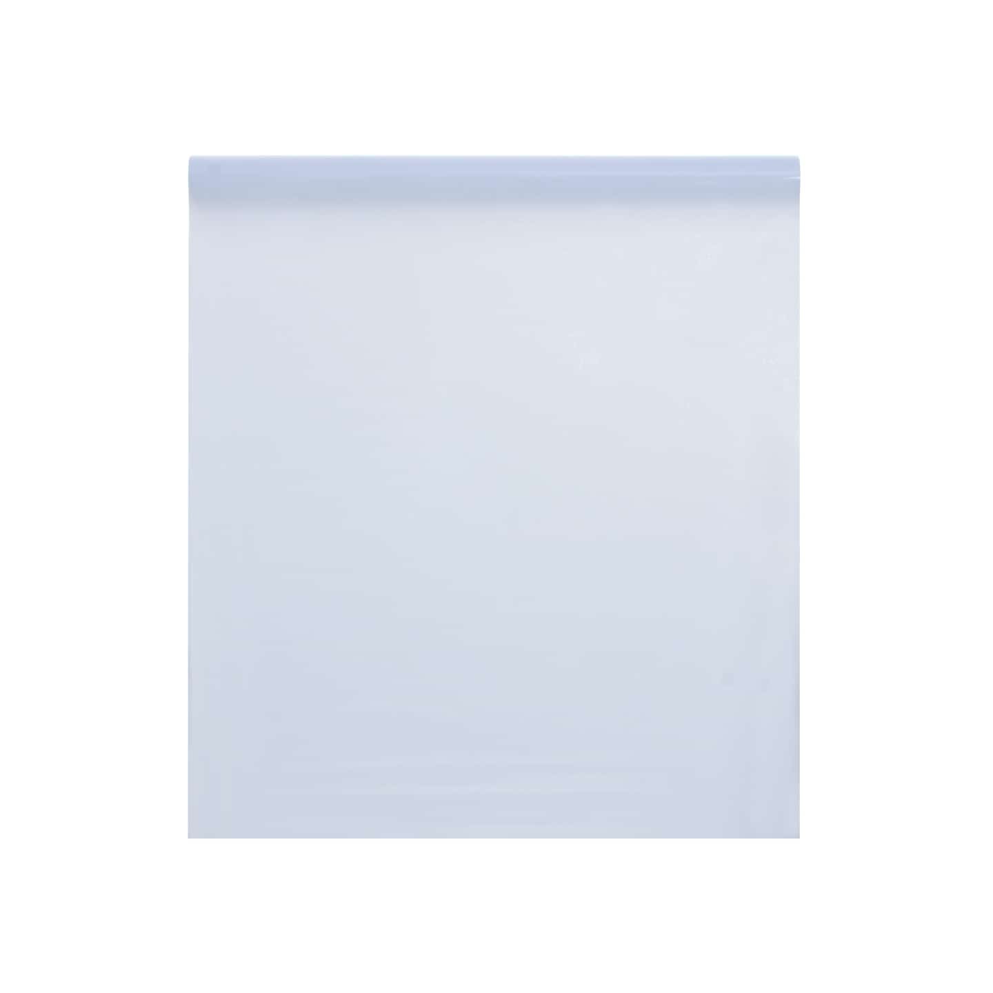 Film de fenêtre statique dépoli blanc 90x1000cm PVC