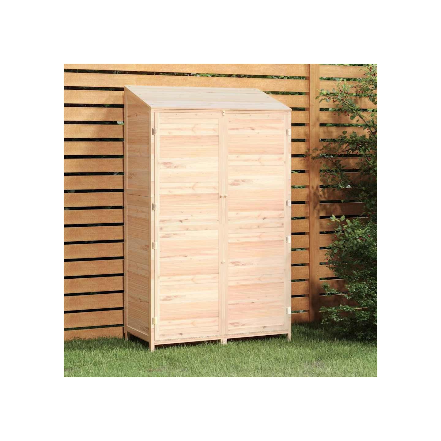 Remise de jardin 102x52x174,5 cm Bois de sapin solide