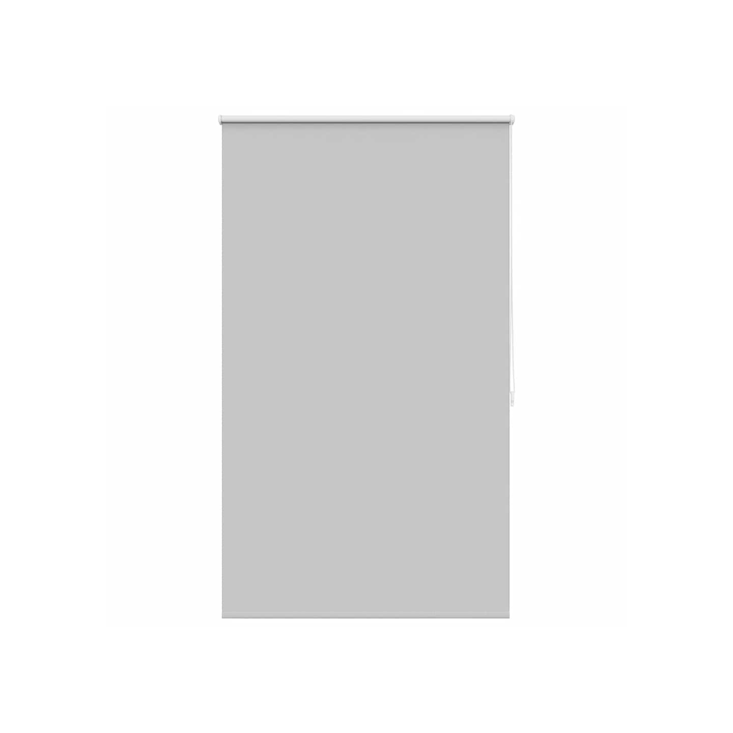 Store enrouleur occultant 84,4x175 cm tissu de 80 cm gris