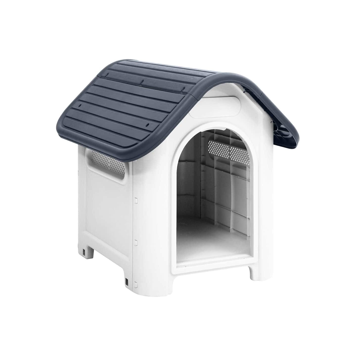 Niche pour chien Gris 59x75x66 cm Polypropylène