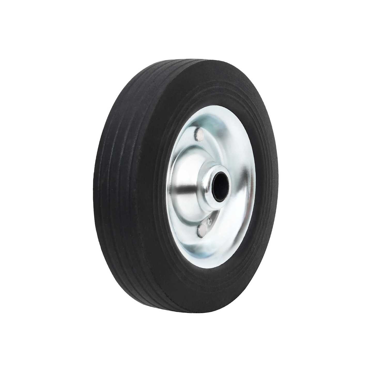 Roue de jauge Ø20x5 cm caoutchouc solide et acier