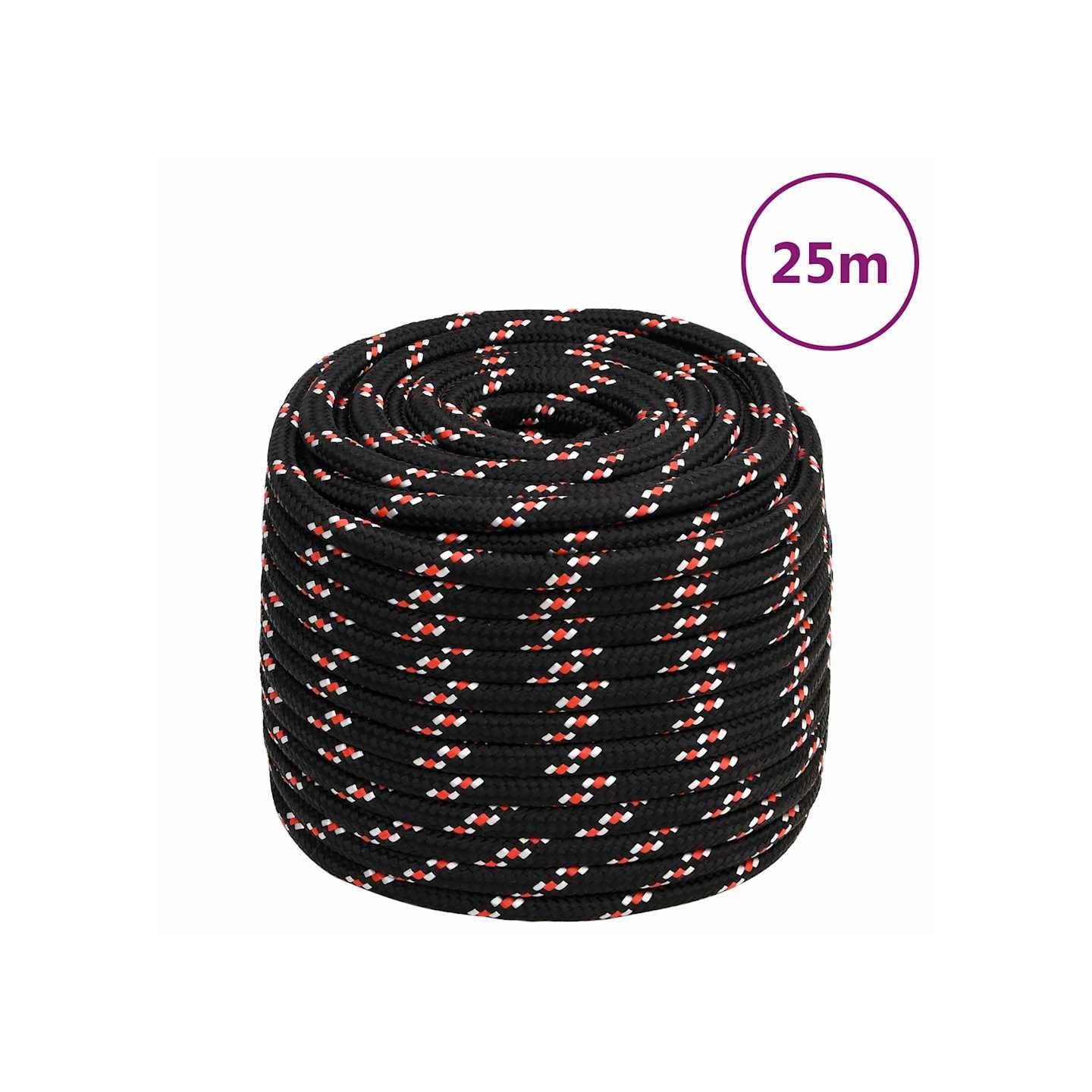 Corde de bateau Noir 18 mm 25 m Polypropylène