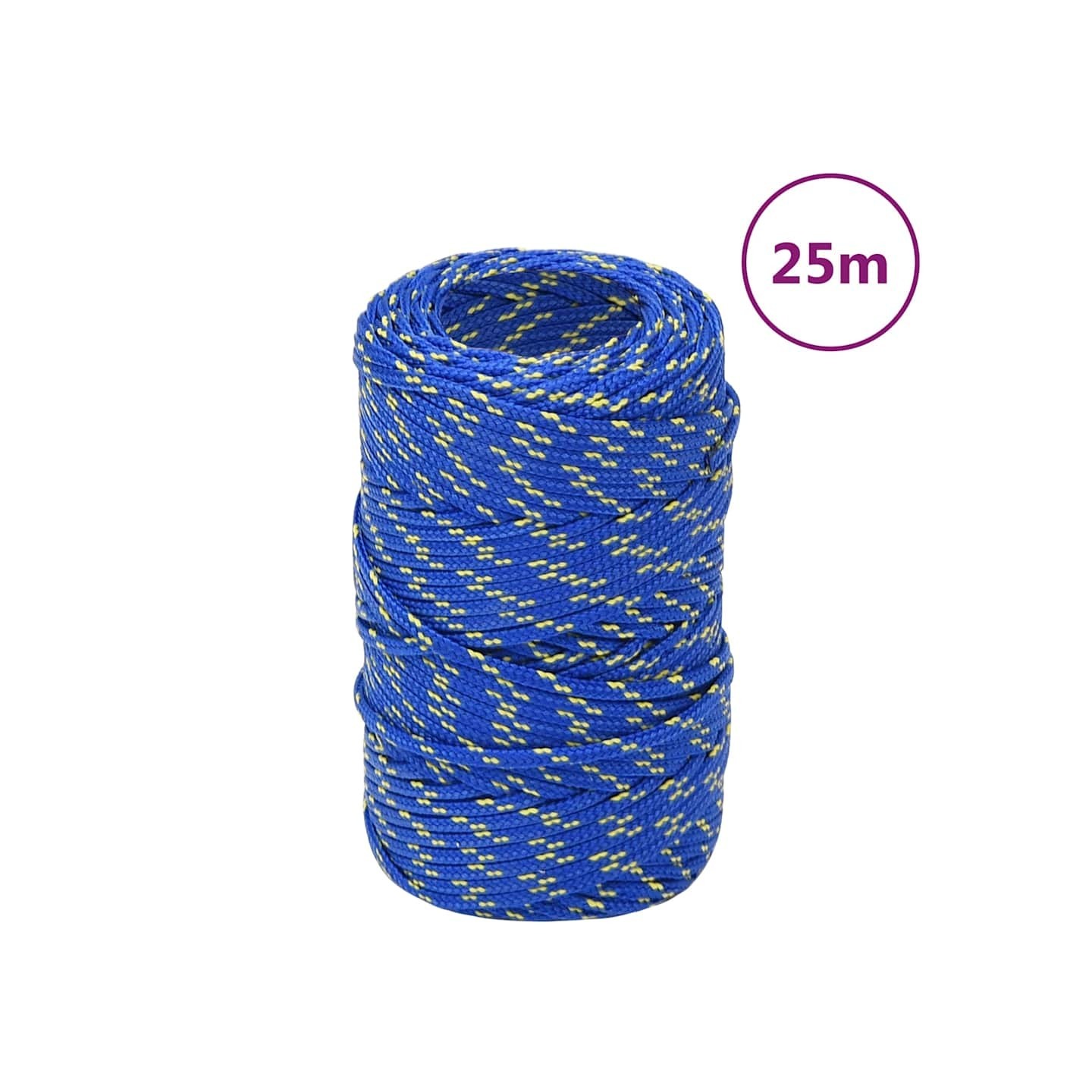 Corde de bateau Bleu 2 mm 25 m Polypropylène
