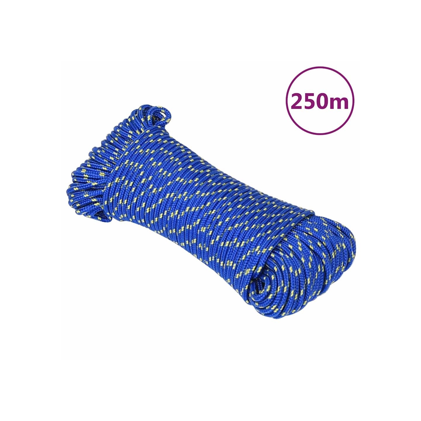 Corde de bateau Bleu 5 mm 250 m Polypropylène