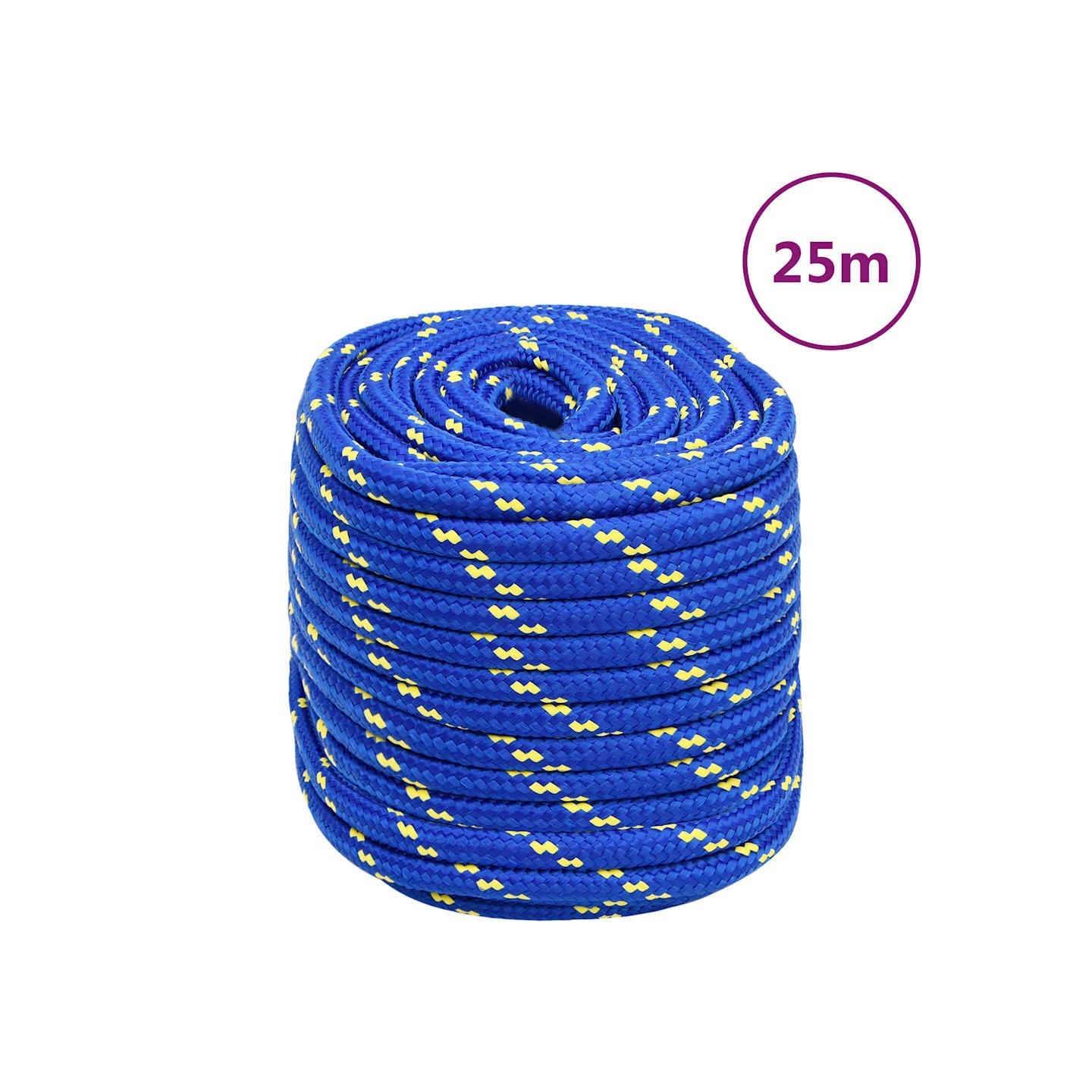 Corde de bateau Bleu 18 mm 25 m Polypropylène