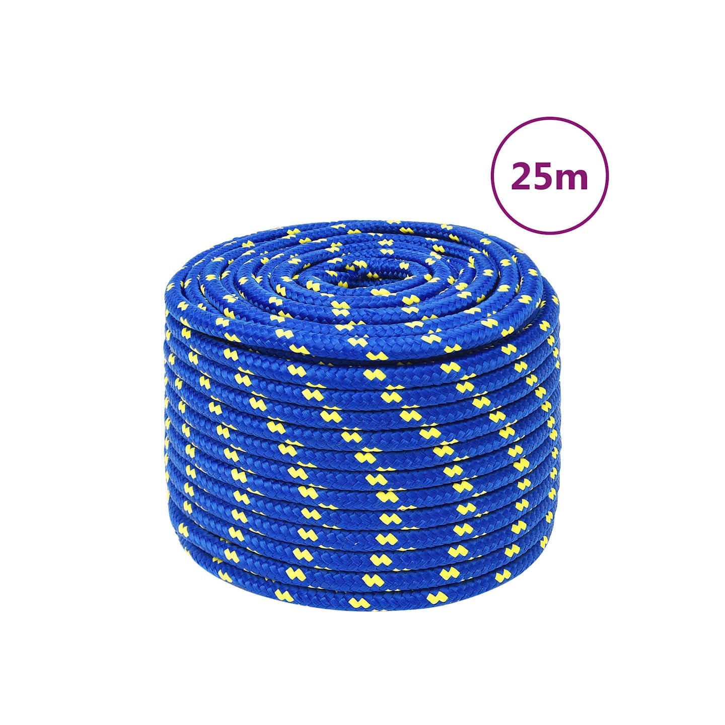 Corde de bateau Bleu 14 mm 25 m Polypropylène