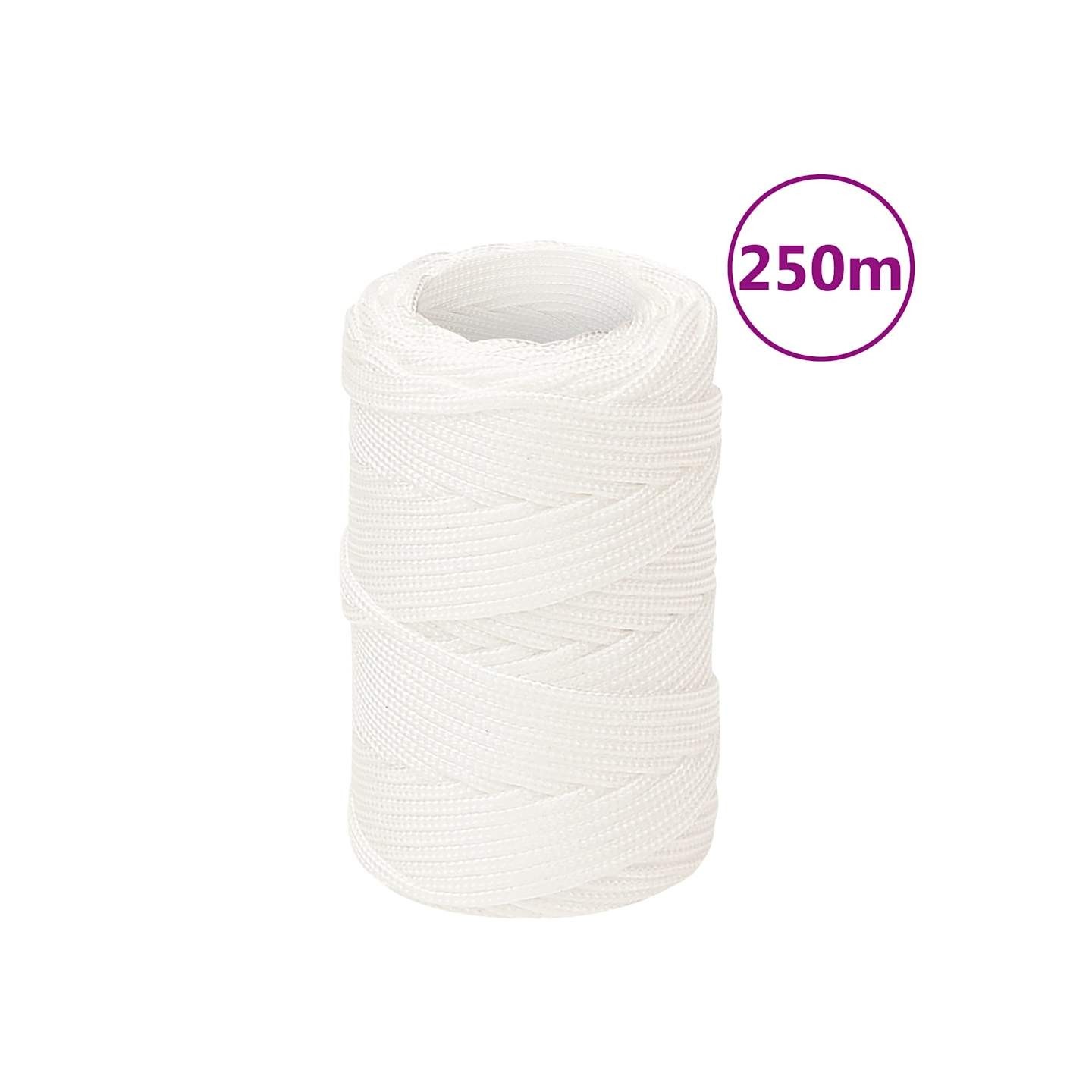 Corde de bateau Blanc complet 2 mm 250 m Polypropylène