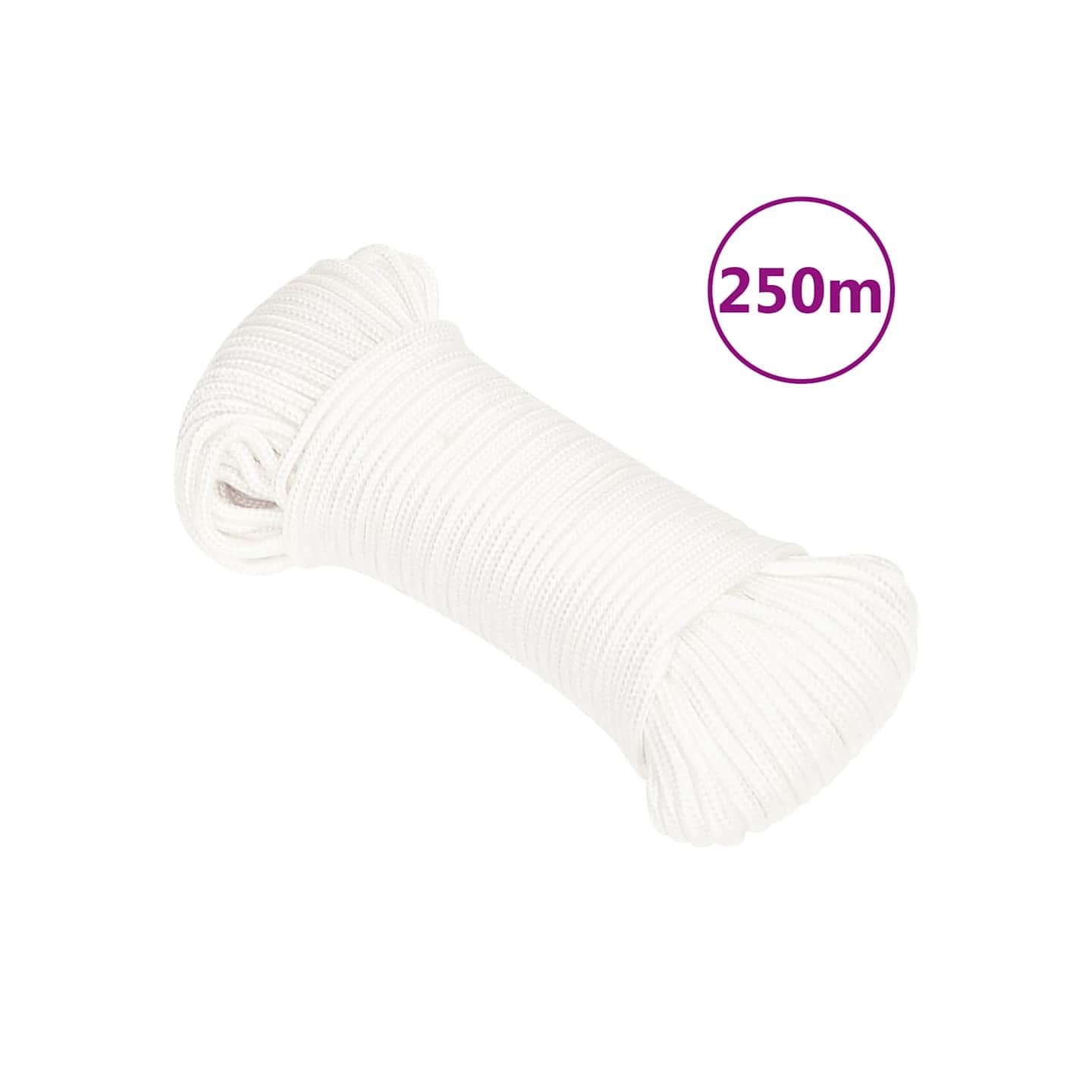 Corde de bateau Blanc complet 5 mm 250 m Polypropylène