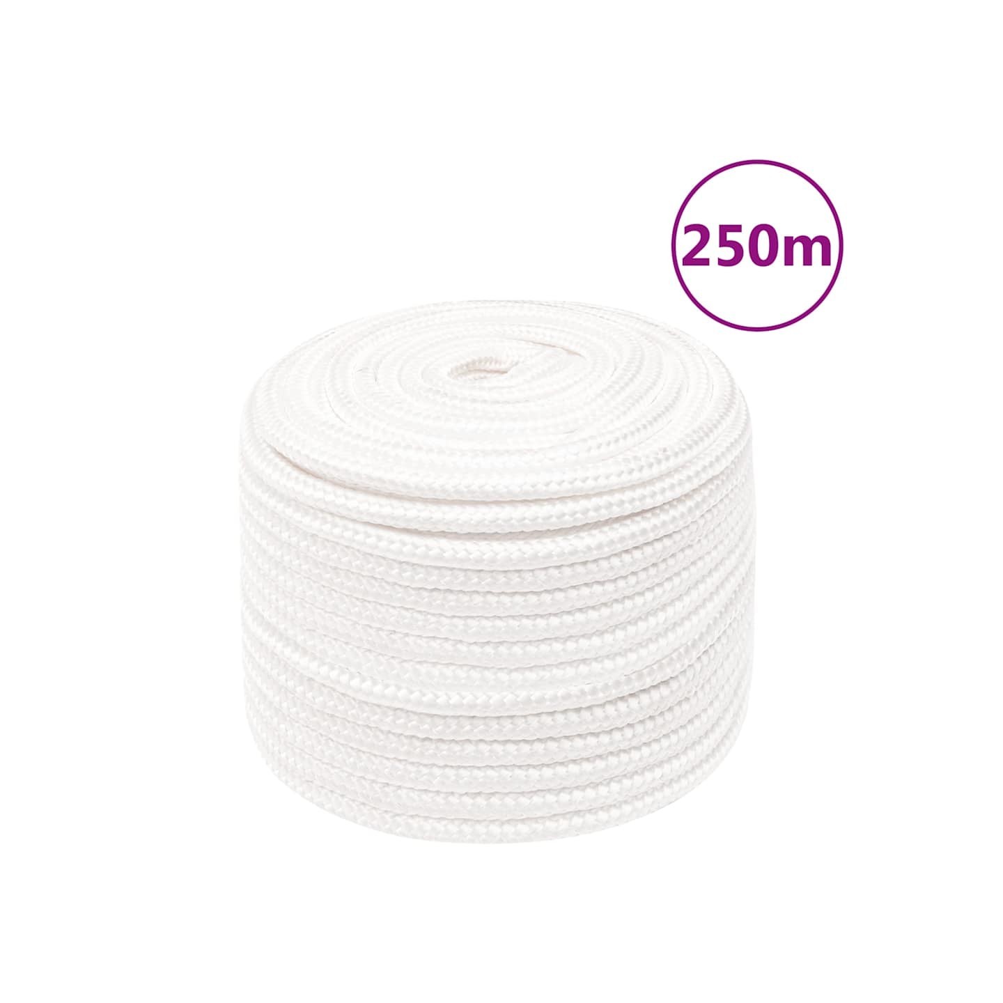Corde de bateau Blanc complet 14 mm 250 m polypropylène