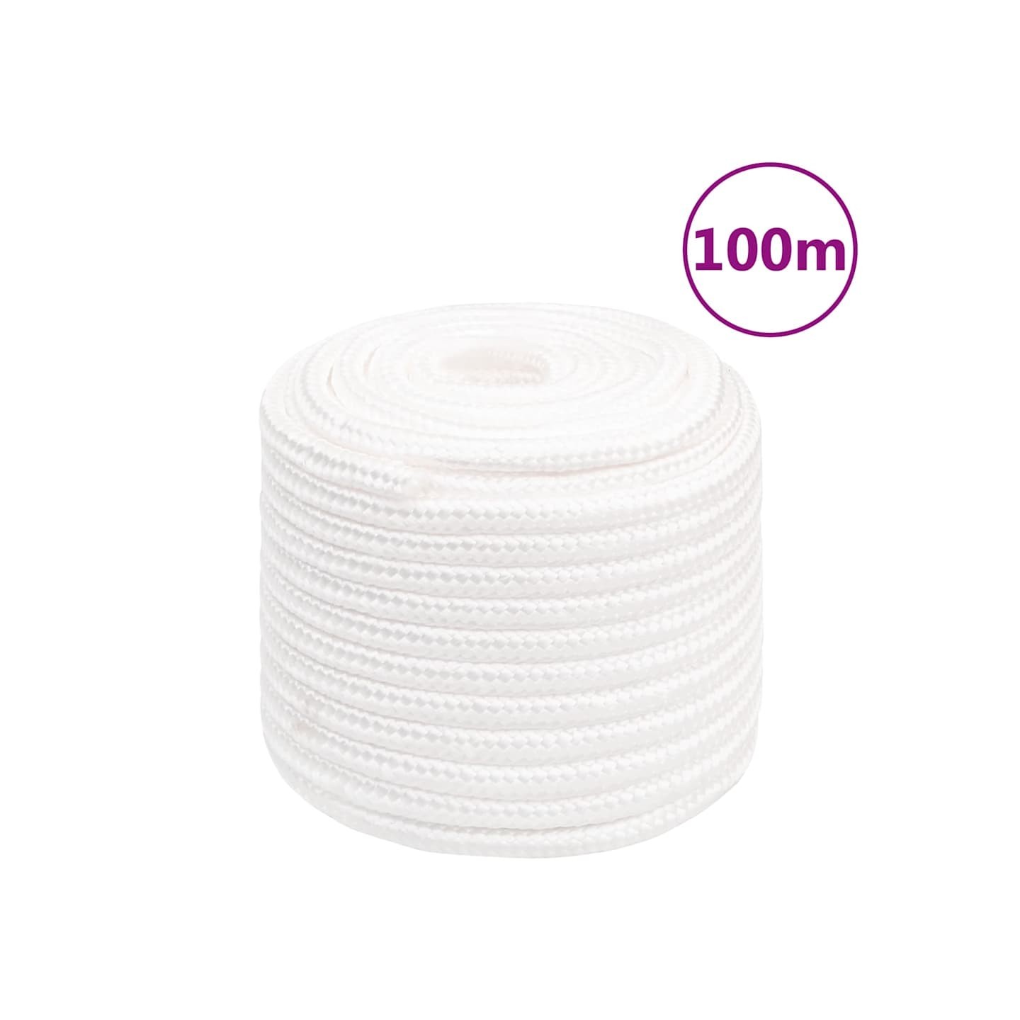 Corde de bateau Blanc complet 18 mm 100 m Polypropylène